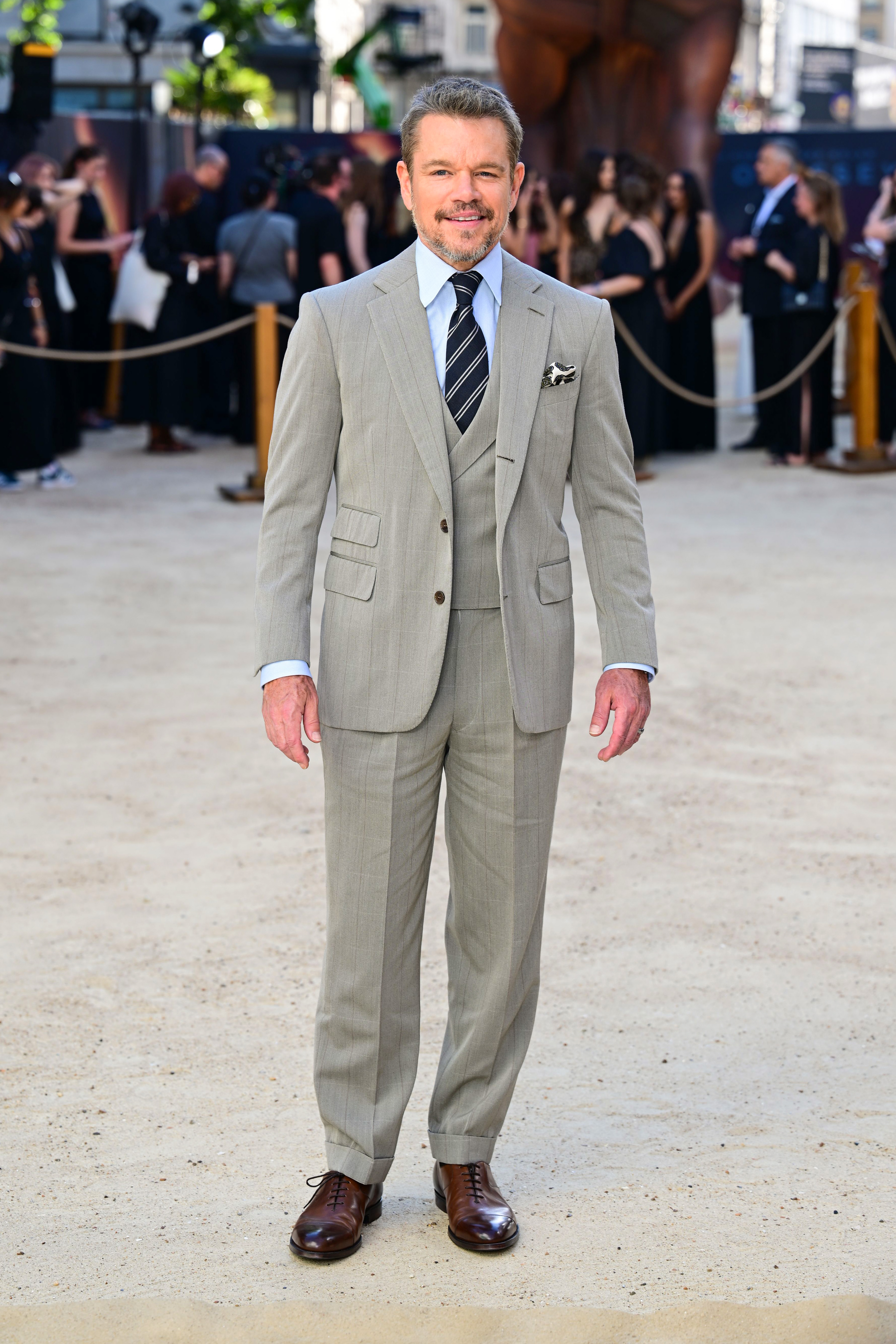 Matt Damon attends the UK premiere of The Odyssey in London