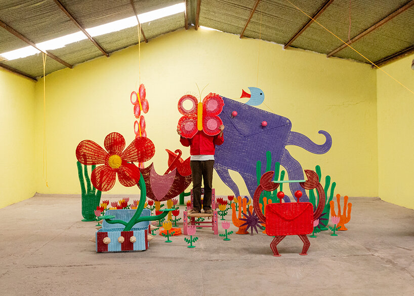 MESTIZ weaves a vibrant world of flowers and curious creatures for Hermès windows - 2