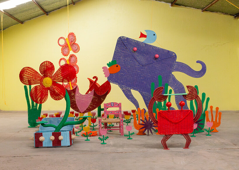 MESTIZ weaves a vibrant world of flowers and curious creatures for Hermès windows - 1