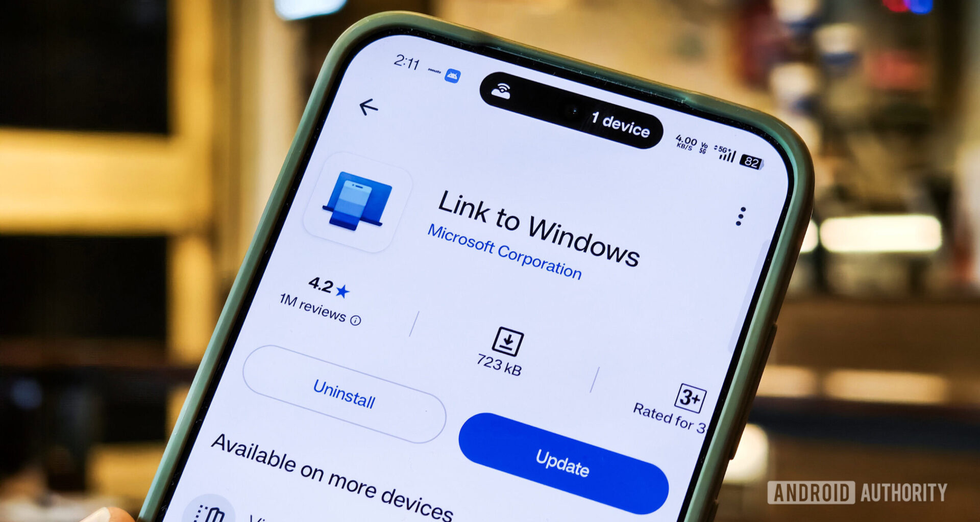 microsoft phone link to windows on Android