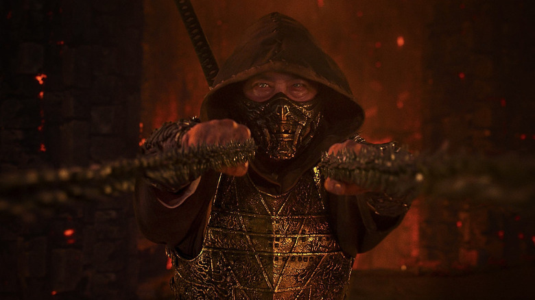 Scorpion in the middle of a fight in Mortal Kombat II (2026)
