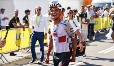 Tour de France stage 2: Isaac del Toro after taking the win