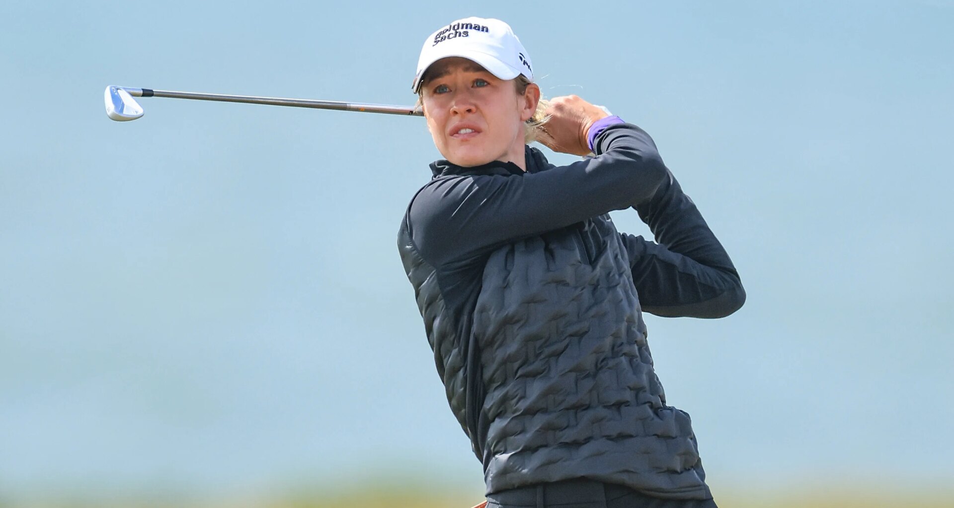 Nelly Korda in action at the 2025 AIG Women