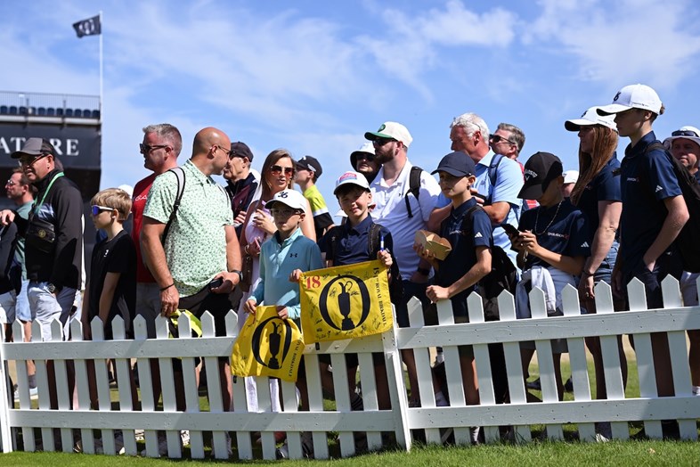 Sir Nick Faldo says the Open and Ryder Cup should 'look after the fans'.