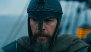 Matt Damon in full armor as Odysseus