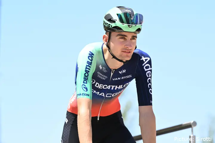 Paul Seixas on stage 2 of the 2026 Tour de France