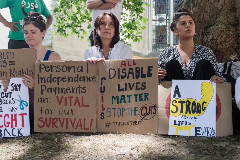 Personal Independence Payments protest