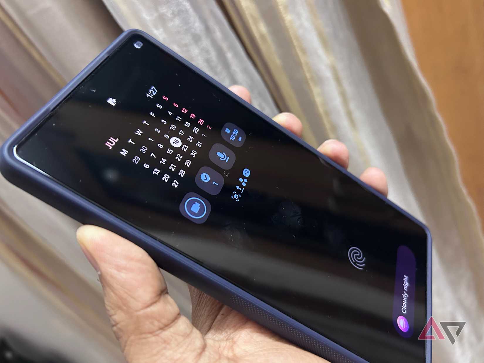 A pinned note on Samsung phone