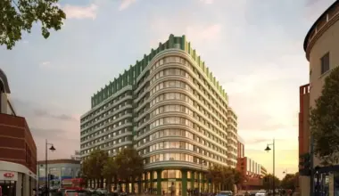 PLP submits Art Deco-inspired Wimbledon office and shared living scheme