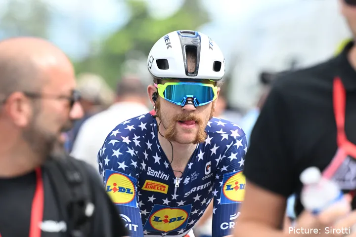 Quinn Simmons at the 2026 Tour Auvergne-Rhône-Alpes