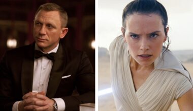James Bond and Rey from Star Wars