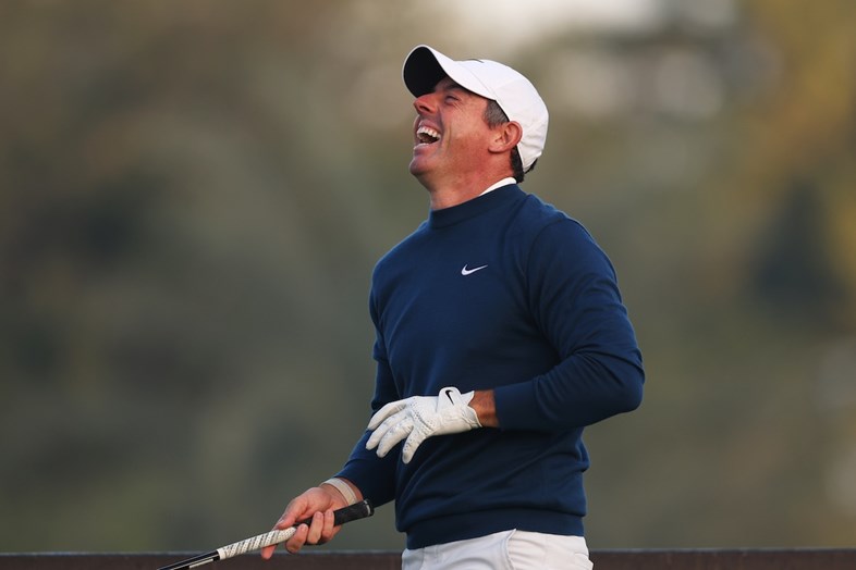 Rory McIlroy had an unexpected meeting with his fellow six-time major champion at this year's Open Championship venue...