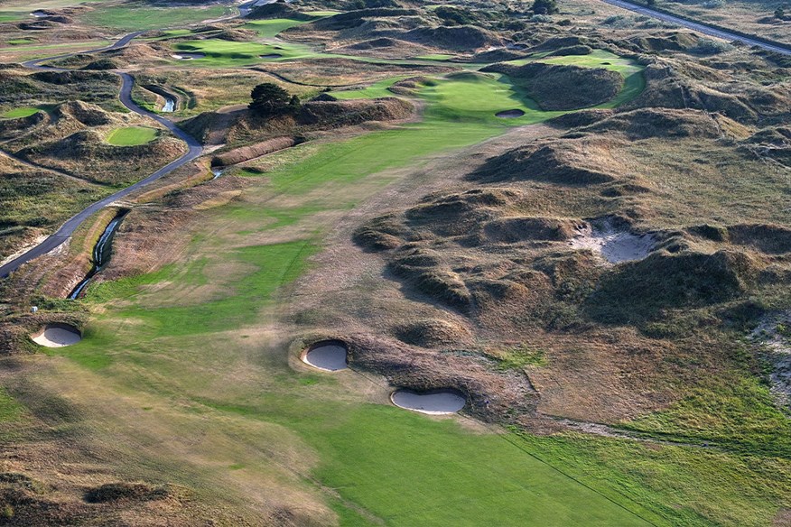 The 6th hole at Royal Birkdale, home of the 2026 Open Championship.