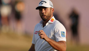 Sam Burns holds the 54-hole lead at The 154th Open