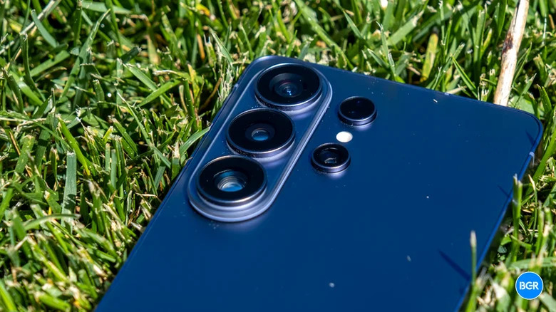 Close-up shot of the Samsung Galaxy S26 Ultra rear camera array