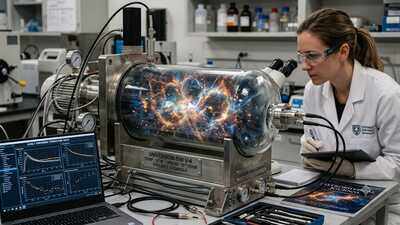 Scientists recreated a tiny piece of the early universe inside a glass tube to study how life's building blocks formed