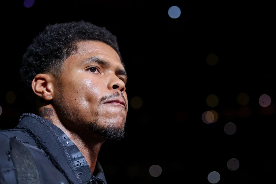 Boxer Shakur Stevenson before victory over Teofimo Lopez