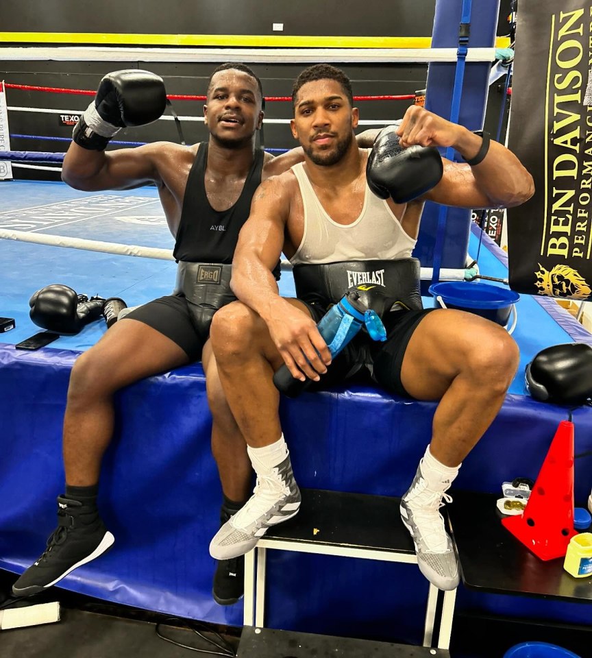 Simon Ibekwe and Anthony Joshua