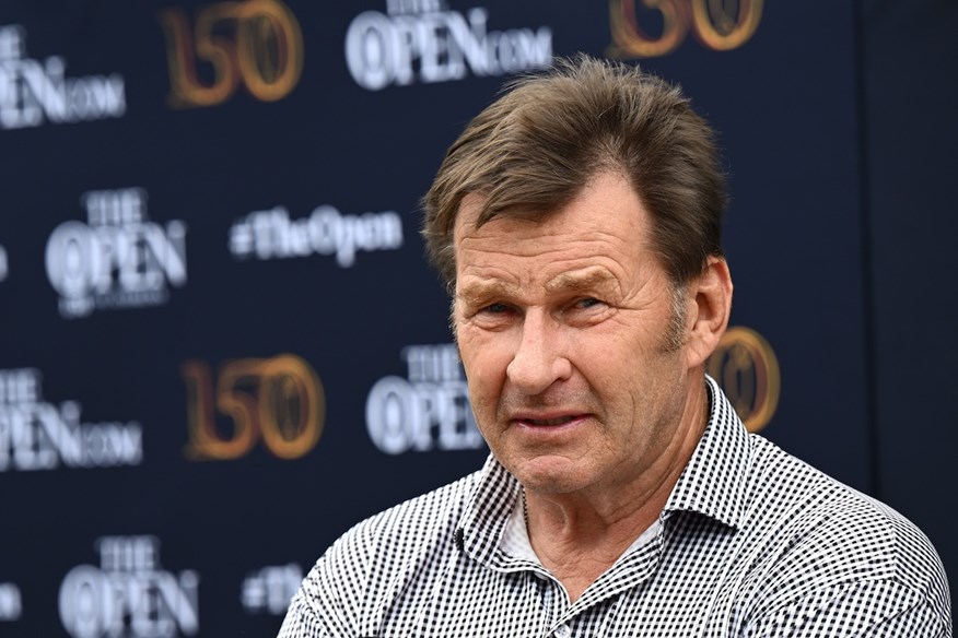Three-time Open champion Sir Nick Faldo