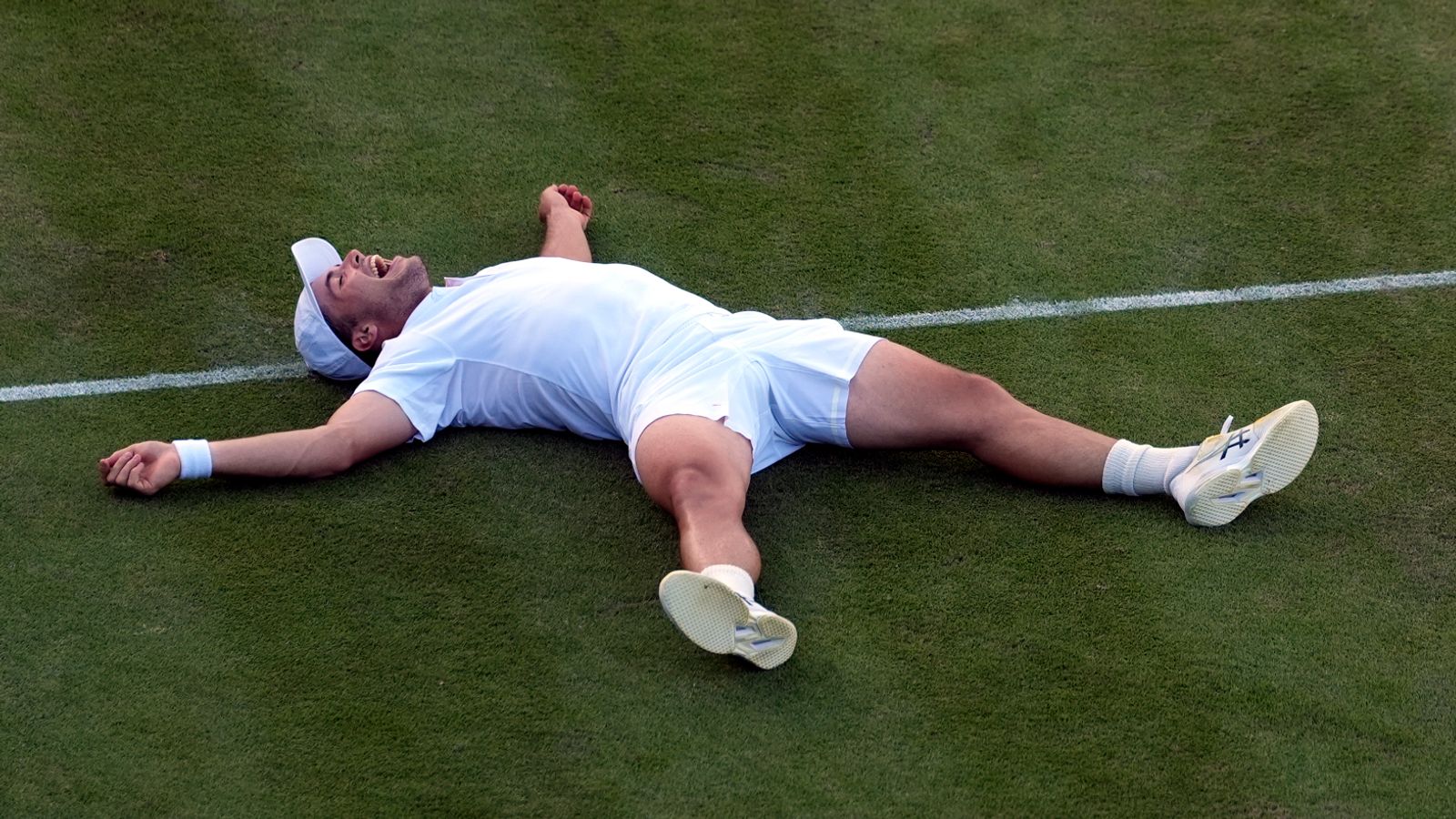 Arthur Fery after his third round victory. Pic: PA