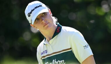 Charley Hull sits two shots off the lead at the Evian Championship