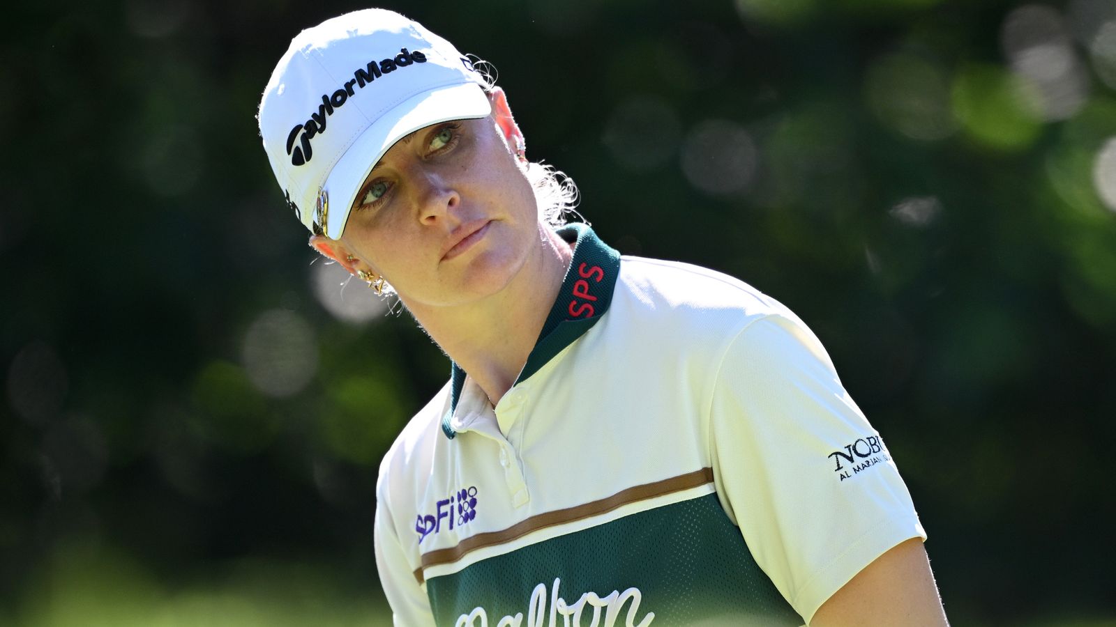 Charley Hull sits two shots off the lead at the Evian Championship