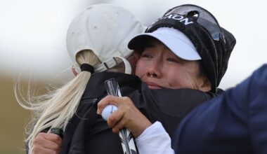 Jenny Shin (right) won the Women's Scottish Open in Ayrshire (PA Images)
