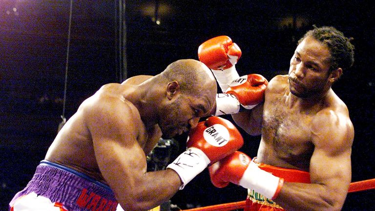 Lennox Lewis retired aged 37 and after a run of wins including against Mike Tyson and Vitali Klitschko
