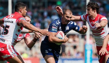 Mathieu Jussaume scored a hat-trick in Toulouse's eight-try thrashing of St Helens [Picture by Alex Whitehead/SWpix.com]