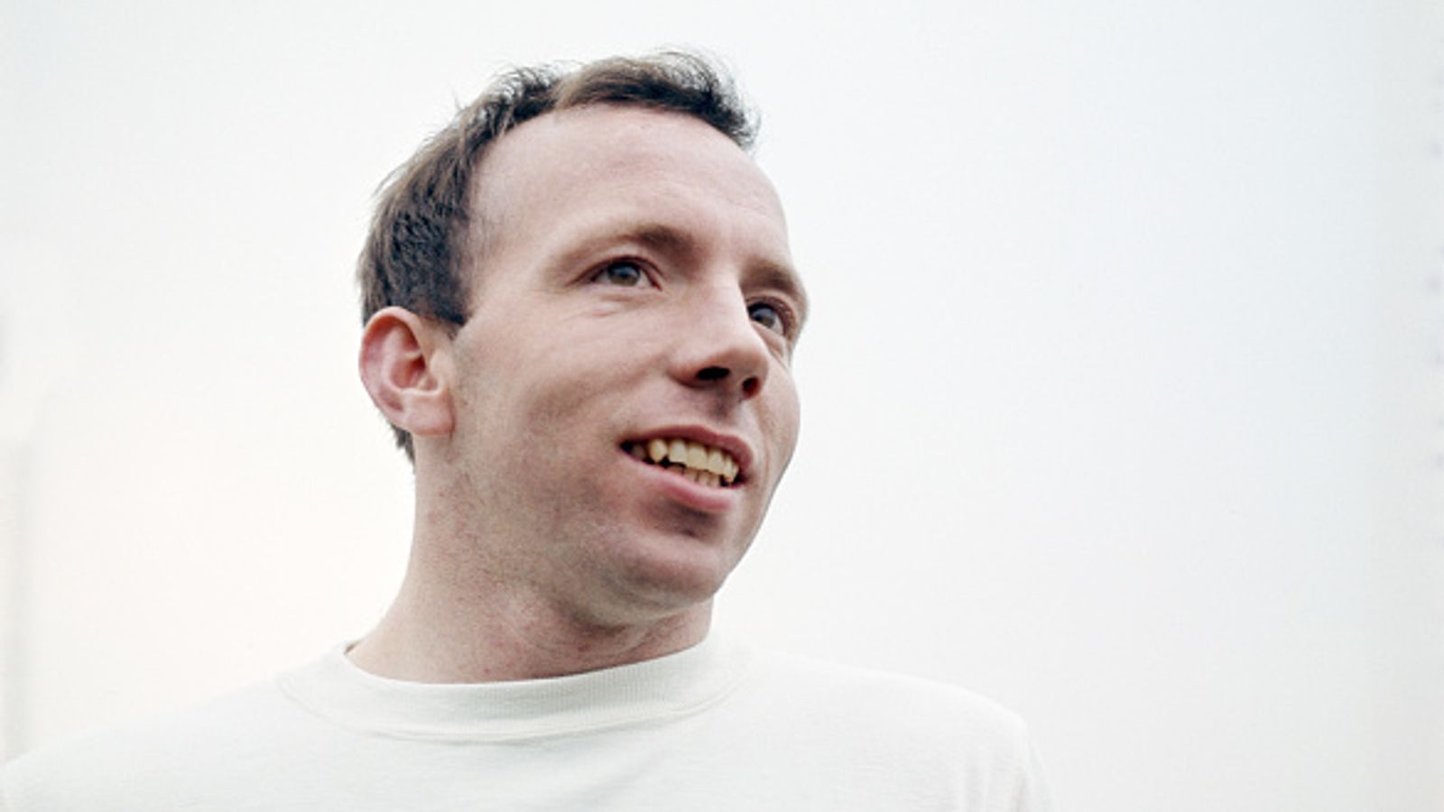 UNITED KINGDOM:  England and Manchester United player Nobby Stiles circa 1965. Stiles was part of the 1966 England World Cup winning team.  (Photo by Don Morley/Allsport UK/Getty Images)