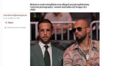 The Tate brothers were arrested in the U.S. at the request of the United Kingdom — The Guardian