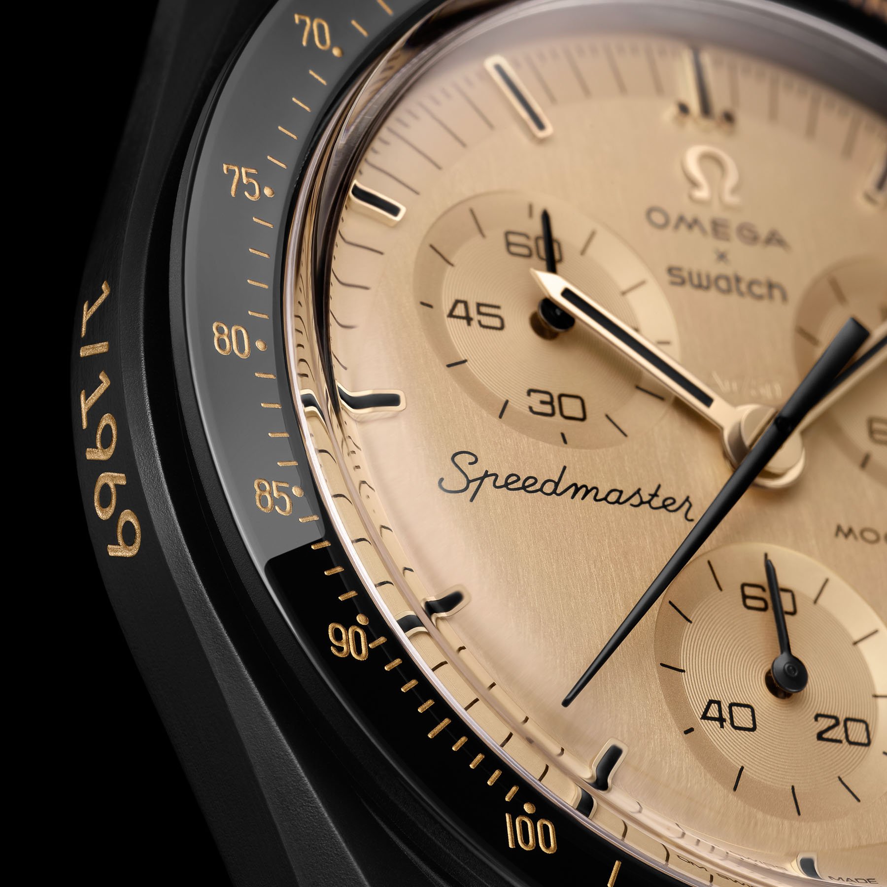 Omega × Swatch Speedmaster MoonSwatch Mission To The Moon 1969 numbering on case