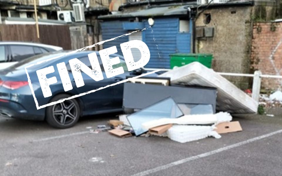 dumped rubbish