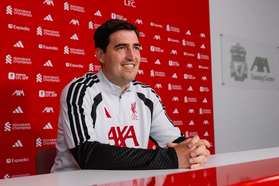 Andoni Iraola presented as Liverpool boss