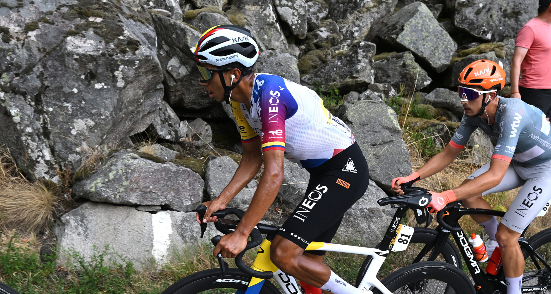 Bernal leads team home in Vosges