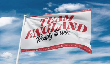 Team England flag, designed by Form