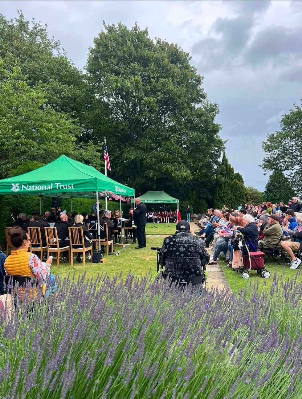 The day was celebrated with a brass band
