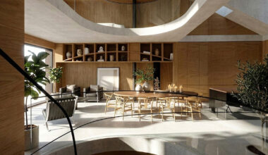 timber, curves, and crafted details shape DHaus’ nanjing townhouse