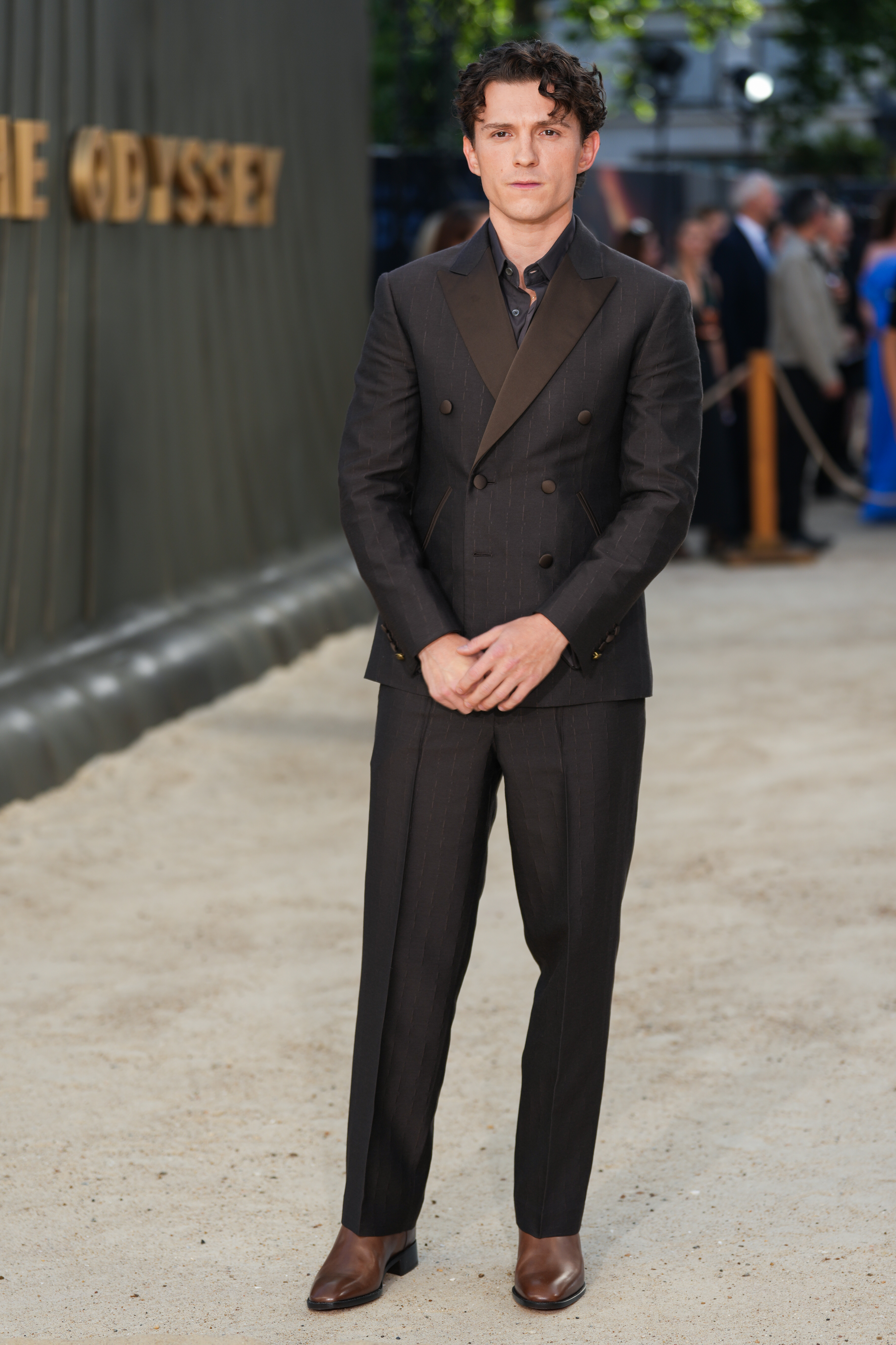 Tom Holland attends the UK premiere of The Odyssey in London