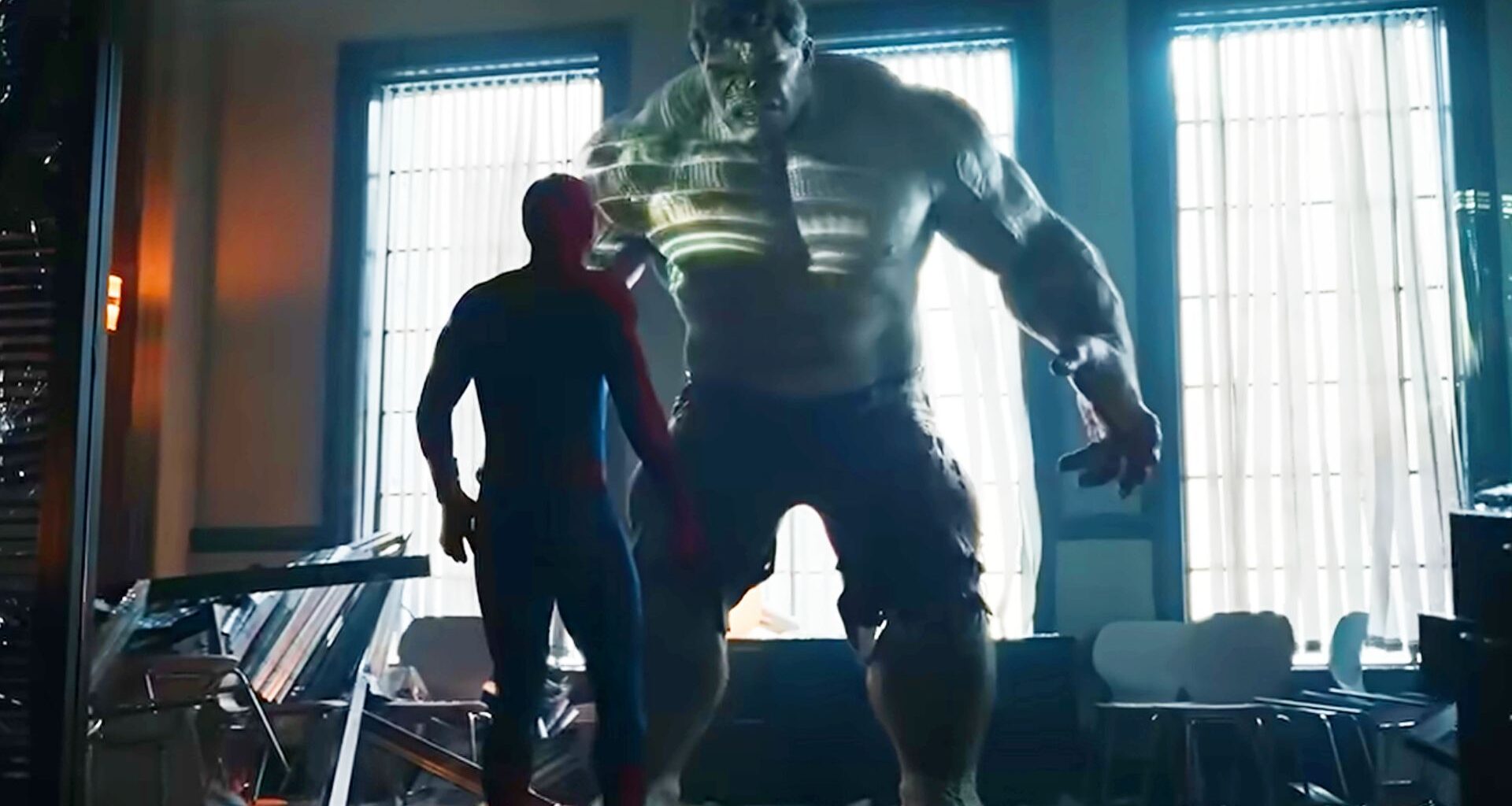 Tom Holland as Spider-Man and Mark Ruffalo as Hulk in the Spider-Man: Brand New Day trailer