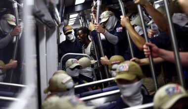 A viral photo on the subway. A striking aerial view. The top 5 news photos of the week prove the power of contrast in photojournalism