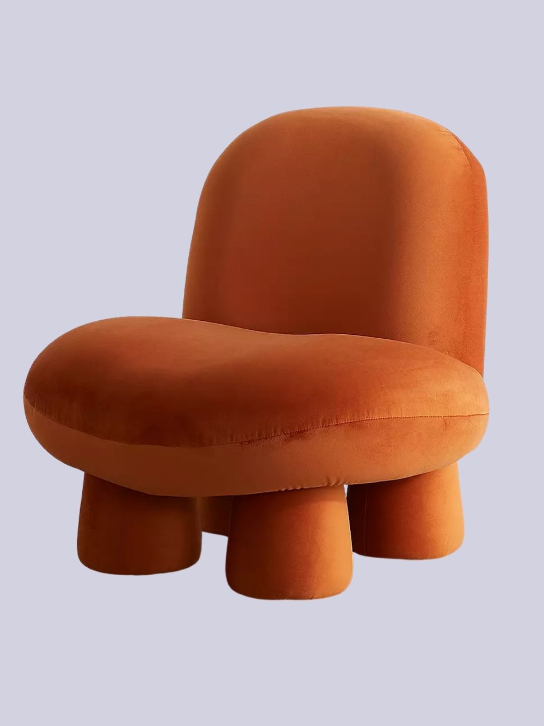 Urban Outfitters, Orange Velvet Bubble Chair