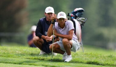 Charlie Woods' U.S. Junior run ends with shutter click in backswing, playoff bogey