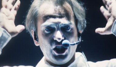 Peter Gabriel, Flanders Expo, Gent, Belgium, 30th April 1993. (Photo by Gie Knaeps/Getty Images)