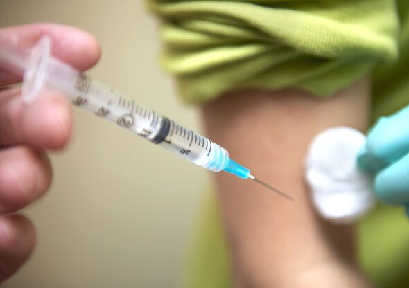 vaccination being given