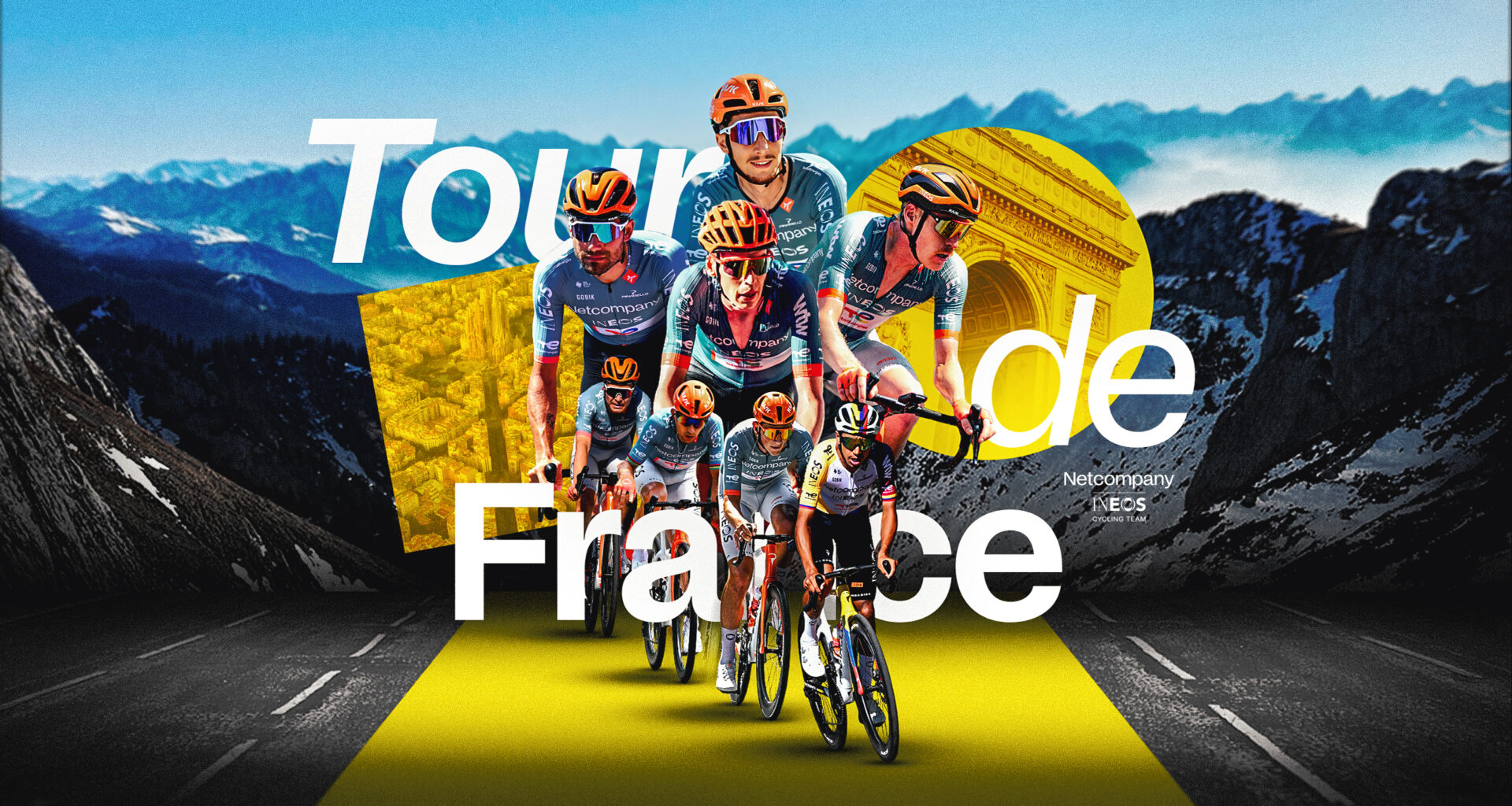 Netcompany INEOS reveal attacking lineup for 2026 Tour de France
