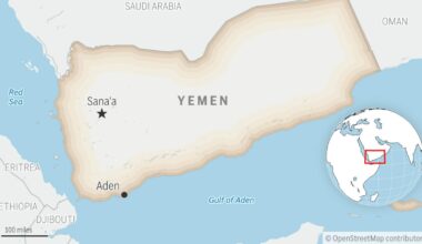British military says cargo ship attacked in Red Sea off coast of Yemen