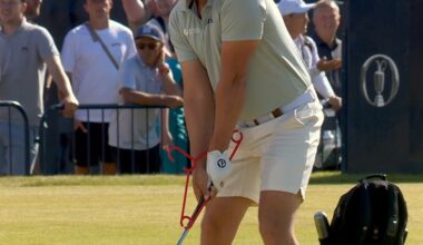 Why Wyndham Clark is using a coat hangar on the range before The Open.
