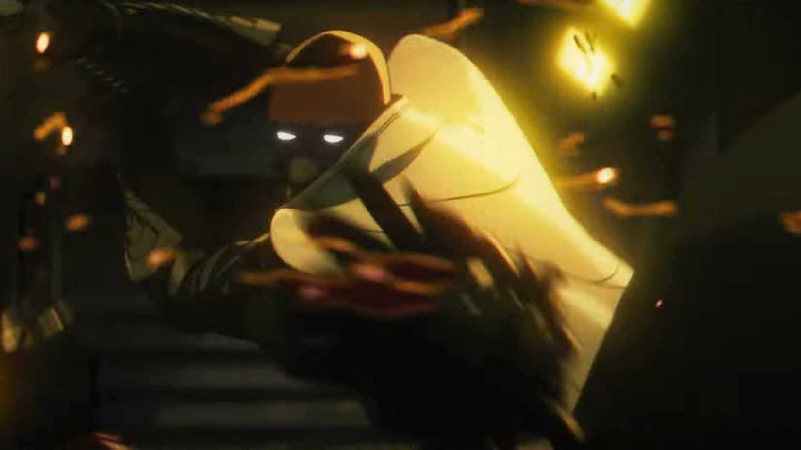 Blade kills his zombie in Marvel Zombies.