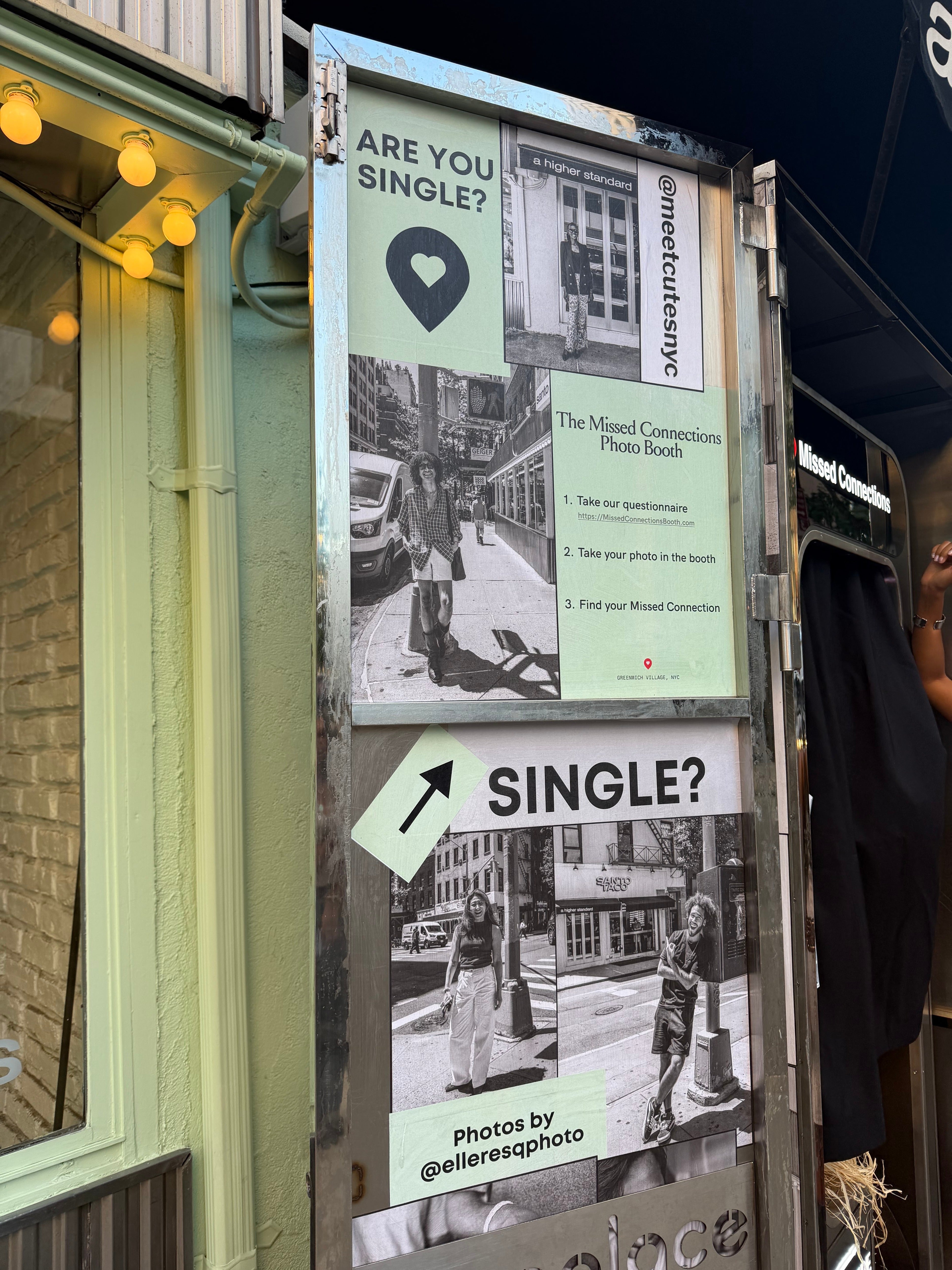 ‘The Independent’s’ Ellie Muir was matched with a stranger at the ‘Missed Connections’ photobooth in New York City, but only knows his first name and will never actually meet him